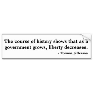 164316596 government vs liberty bumper sticker