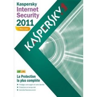 KASPERSKY INTERNET SECURITY 2011 1 POSTE 1 AN MISE A JOUR / Logiciel