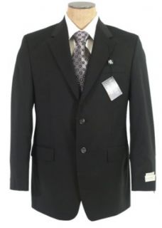 Ralph Lauren Mens 2B Solid Black Wool Sport Coat Jacket