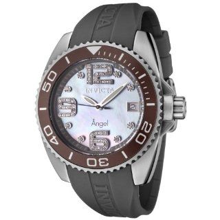 Invicta Womens 0495 Angel Collection Diamond Accented Brown