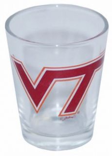 NCAA Virginia Tech Hokies Logo Shotglass: Sports
