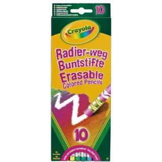 10 Crayons de couleur effaçables   Achat / Vente CRAYON   TAILLE