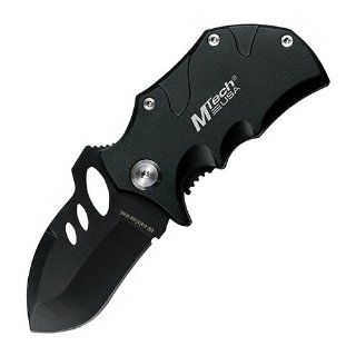M Tech Small Folding Knife Rescue Black