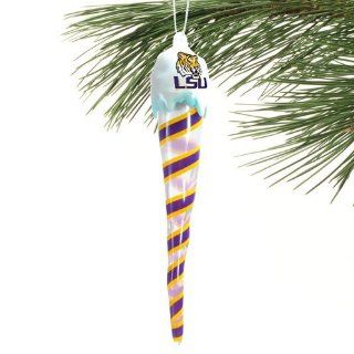 LSU Tigers Light Up Icicle Ornament: Sports & Outdoors
