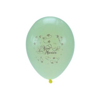 Sachet De 10 Ballons Blanc Vive Les Mariés   Achat / Vente BALLON
