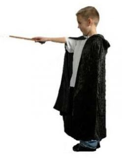 Black Wizard Cloak   Childs SMALL/MEDIUM Clothing