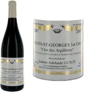 Argillières   Millésime 2007   Vin rouge   Vendu à lunité   75cl
