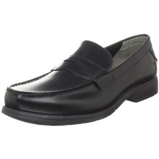 Bostonian Mens Pershing Penny Loafer Moccasin,Black,7.5 M US: Shoes