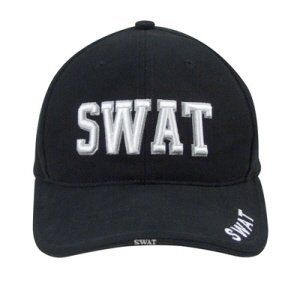 9722 Black Low Profile SWAT Cap Clothing