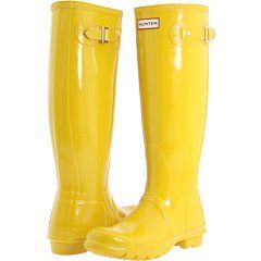 Tall Gloss Rain Boots (Vintage Yellow/Size Womens 5/Mens 4) Shoes