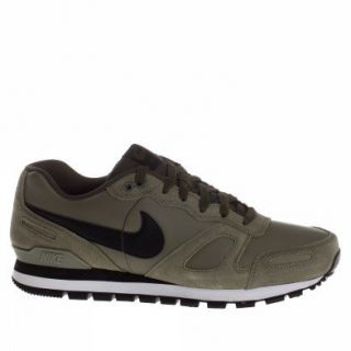  Nike Mens Air Waffle Trainer Leather Khaki Black 454395 301 Shoes