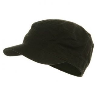 Fitted Cotton Ripstop Army Cap Black W32S31F Clothing