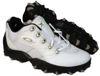 OAKLEY Teeth Mens White Leather Hiking Shoes SZ 14 Shoes