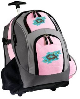 Christian Rolling Backpack Deluxe Pink Inspirational