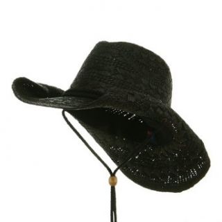 Ladies Toyo Cowboy Hat   Black W35S14C Clothing