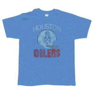 Houston Oilers   Distressed Logo Soft T Shirt   X Large