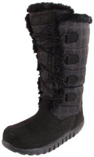 Mountrek Womens Lisa Lace Up Tall Waterproof Boot,Black,9 M US Shoes
