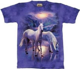 Mystical Horses T shirt by The Mountain, XXXL Clothing