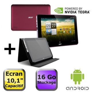 Acer Iconia Tab A200 16Go rouge + Housse offerte   Achat / Vente
