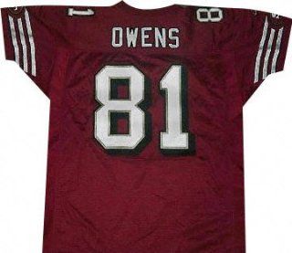 Terrell Owens San Francisco 49ers Autographed Red