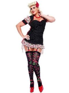 Paper Magic Womens French Kiss Pin up Girl Plus Size