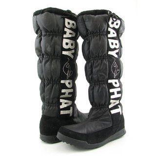  BABY PHAT Phoebe Black Boots Shoes Womens 7 = 37.5 EU: Shoes