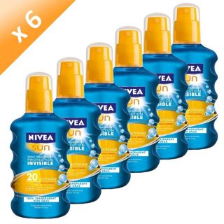 Nivea Sun Spray Protecteur Invisible FPS 20 x6   Achat / Vente SOLAIRE