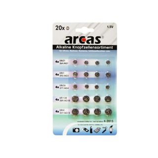 20 piles bouton Arcas AG1 AG13   Achat / Vente PILE   CHARGEUR Pack 20
