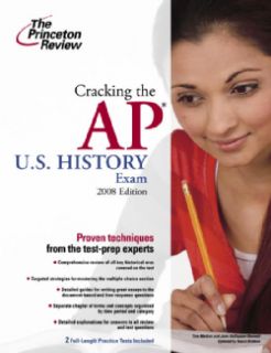 Cracking the AP U.S. History Exam, 2008 (Paperback)