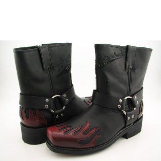 Ancho Black New Boots Shoes Mens Sz 9.5 HARLEY DAVIDSON Shoes
