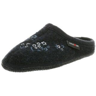 Boiled Wool Indoor Slipper,Navy,40 EU (US Womens 9 M): Shoes