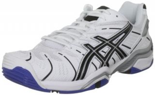 Asics Trainers Shoes Mens Gel resolution 4 White Shoes