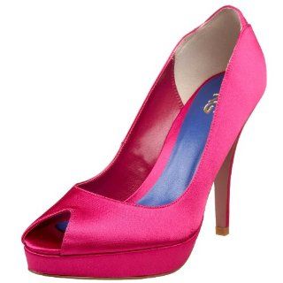 Womens Hallie Platform Peep Court Shoe,Fuschia,40 M EU/10 M US Shoes