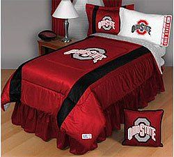Ohio State Buckeyes Full/Queen Sidelines Jersey Comforter
