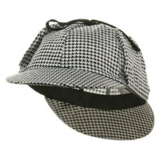 Sherlock Holmes Cap White Black W39S23D Clothing