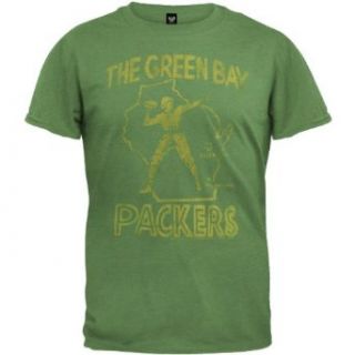 Green Bay Packers   Throwback Soft T Shirt: Clothing