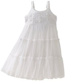 Mimi & Maggie Girls 2 6X Tods Summer Wedding Dress, White
