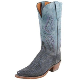 Western Boot,Stonewash Navy/Ocean Blue burnish,6 B(M)US Shoes