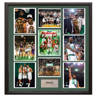 Boston Celtics 2008 World Champion 9 Photograph Deluxe Frame Today $