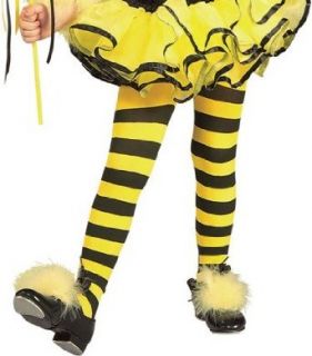 Bumblebee Striped Tights Girls Toddler/Small (28 40 LBS): Clothing