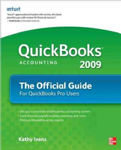 QuickBooks 2009 The Official Guide (Paperback) Today $21.15 5.0 (1
