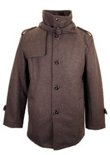 Hudson Outerwear Mens Shipmate 3/4 Length Wool Coat (XL