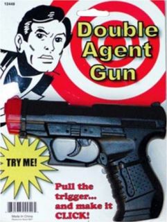 Realistic Double Agent Costume Gun Clothing