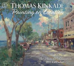 Thomas Kinkade Painting on Location Calendar 2013