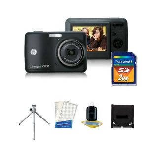 GE C1233 12 MP Digital Camera with 2GB Kit