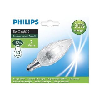 Philips Eco30% Flamme Torsadée E14 42W C   Achat / Vente AMPOULE