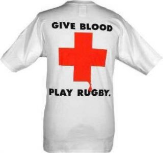 Give Blood Rugby T Shirt Clothing