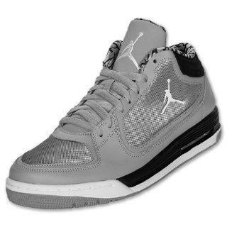 Mens Jordan Post Game Basketball Shoes, Silver/White/Black Shoes