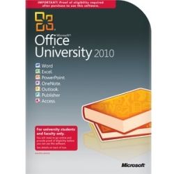 Microsoft Office 2010 University With Service Pack 1 32/64 bit   Comp