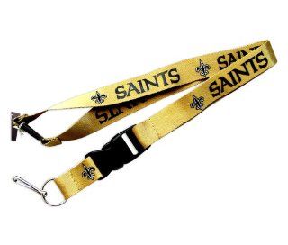 New Orleans Saints Clip Lanyard Keychain Id Ticket Nfl